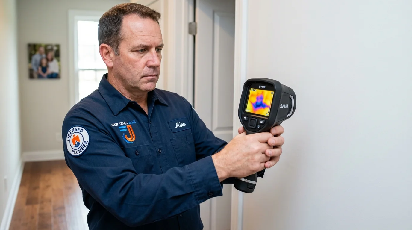 Thermal imaging leak detection by Johns Plumbing LLC in Dry Ridge